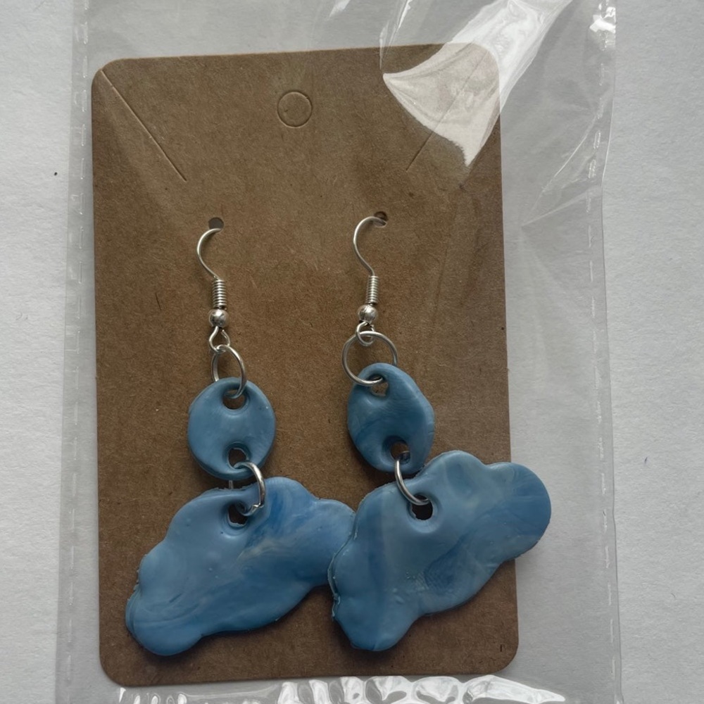 Cloud earrings